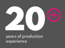 20+ Years of production experience